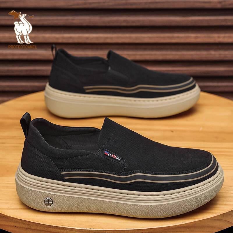 Paul Camel Men's Shoes 2026 New Autumn Breathable Slip-On Cloth Footwear Lightweight Design for Outdoor Sports & Casual Daily Wear
