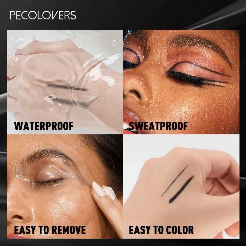 Gel Eyeliner in Black Set Is Smudgeproof Longlasting Glides Effortlessly for Perfect Lines and Is Perfect for Everyday UseL251024