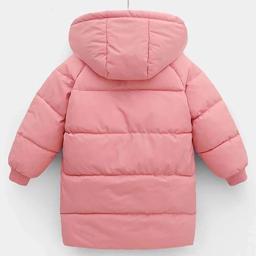 Boys Girls Down Cotton Coat Hooded Kids Padded Puffer Jackets Casual Winter Outerwear Warm Thick Children's Parka Overcoat
