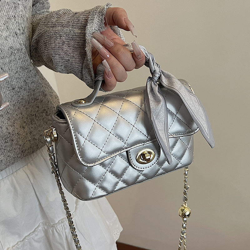 Luxury Brand Designer Bag Quilted Embroidery Small Bag For Women 2025 New Fashion Versatile Chain Crossbody Bag Exquisite Super Popular Handheld Small