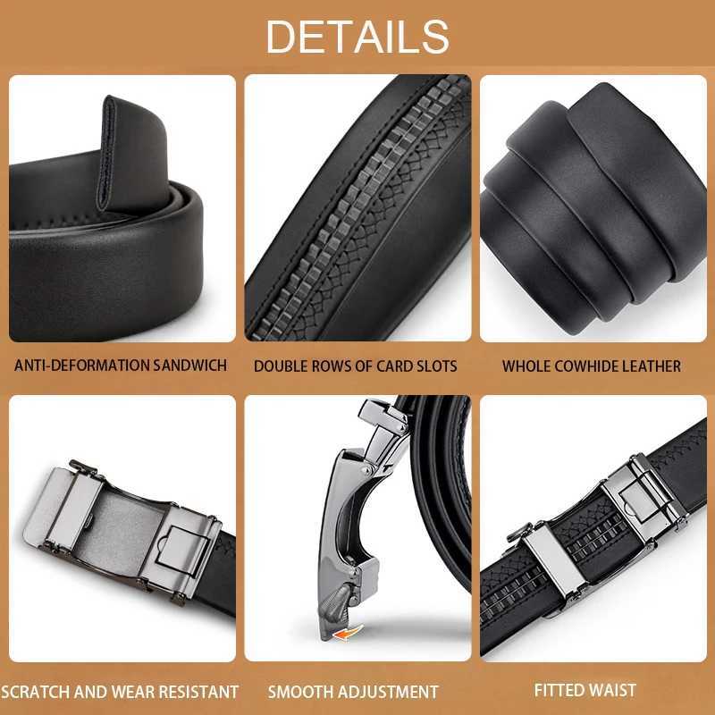 Mens Leather Belt Genuine Leather Belt Business Automatic Belt Fashion Designer Belt Leisure Belt for Men W251024