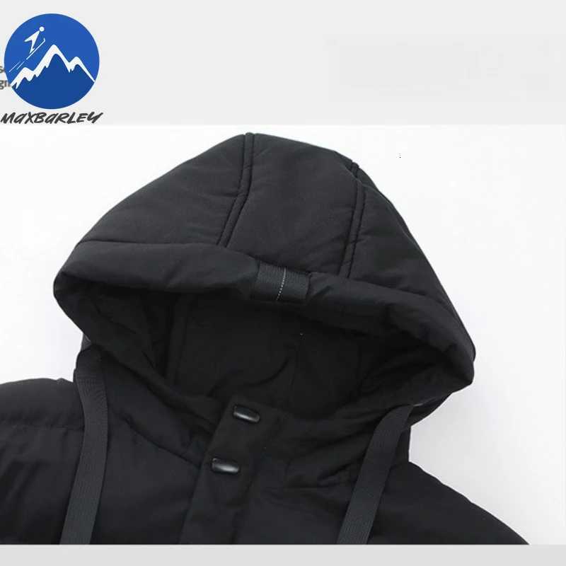Maxbarley 2025 Winter Warm Parka Long Men Urban Allmatch Thick Cotton Padded Jacket Casual Camping Ski Windproof Hooded Coat Z251024
