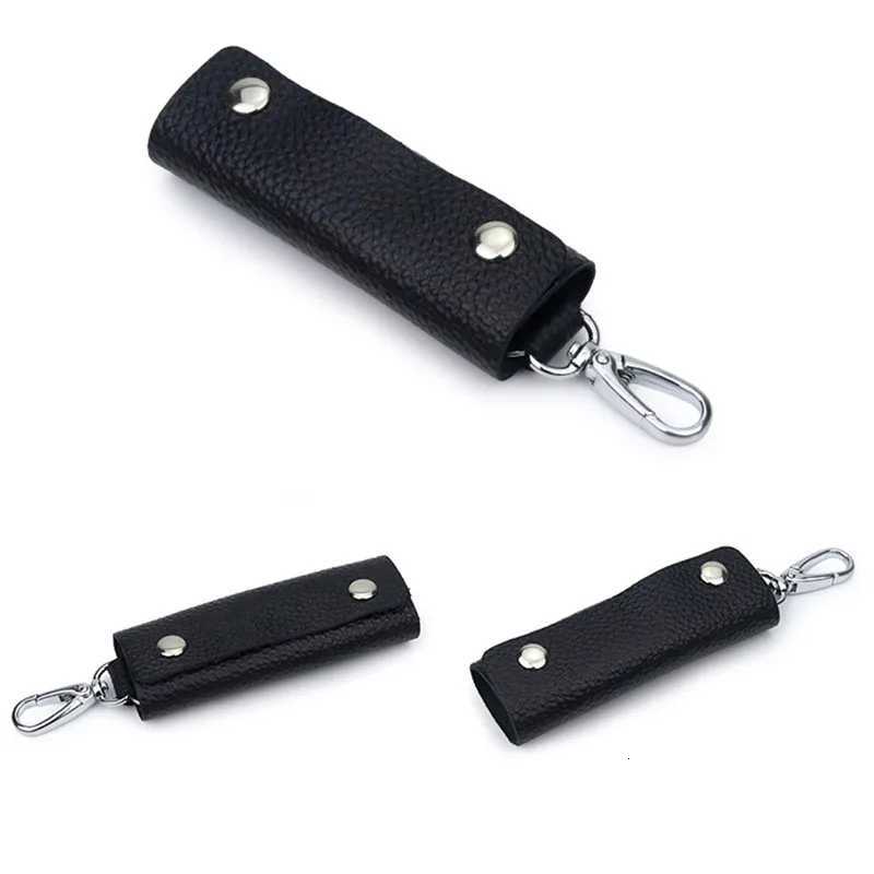Men Housekeeper Genuine Leather Keychain Key Holder Fashion Portable Zipper Key Pouch Bag Multifunctional Organizer Pouch Z251023