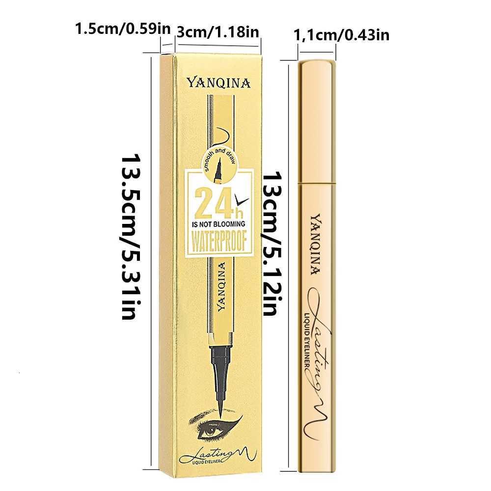 Small gold bar quickdrying eyeliner naturally smooth waterproof sweatproof nonsmudge liquid eyelinerL251024