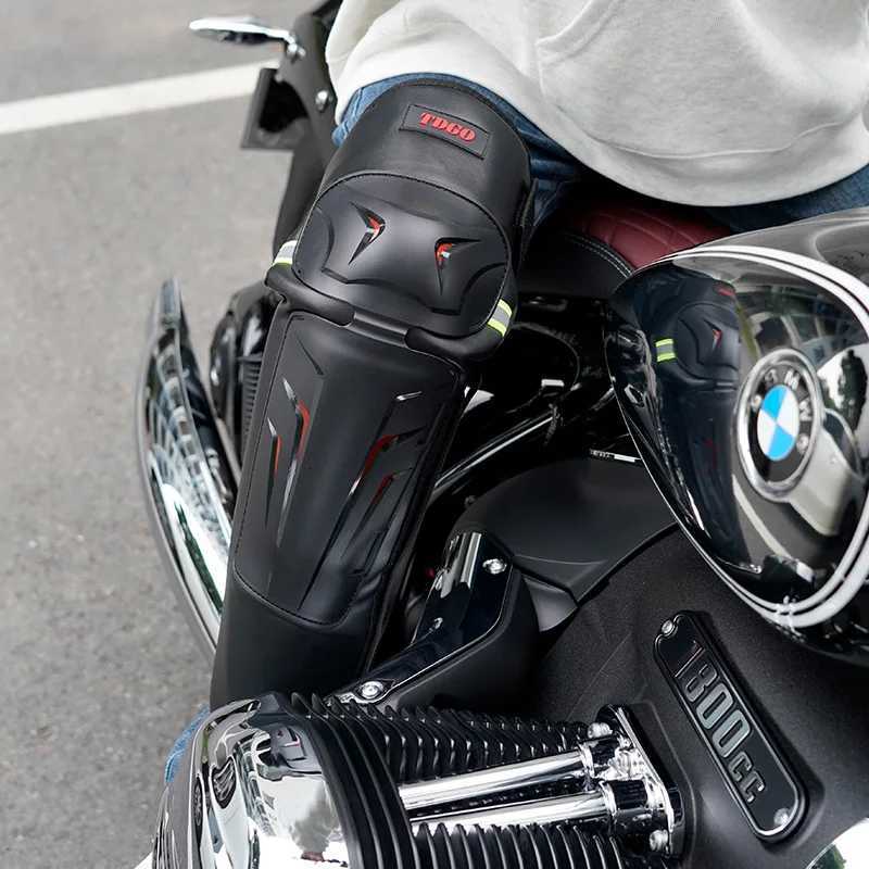 Winter Motorcycle Warm Kneepad Motorbike Riding Knee Pads Windproof Waterproof Winter Outdoor Knee Protective Guard PU LeatherW251024