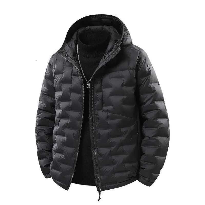 Winter Men White Duck Down Jacket Coat Men Waterproof Windproof Warm Hood Jacket Male Multi Pocket Ultralight Windbreaker Jacket Z251024
