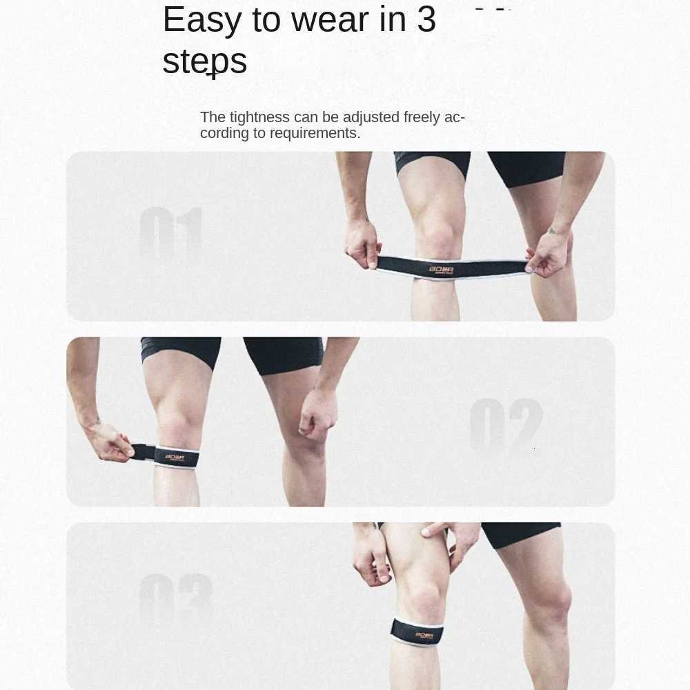 Adjustable Knee Braces Pads Breathable Knee Tendon Protector Knee Support Strap Kneecap Band Shock AbsorptionW251024