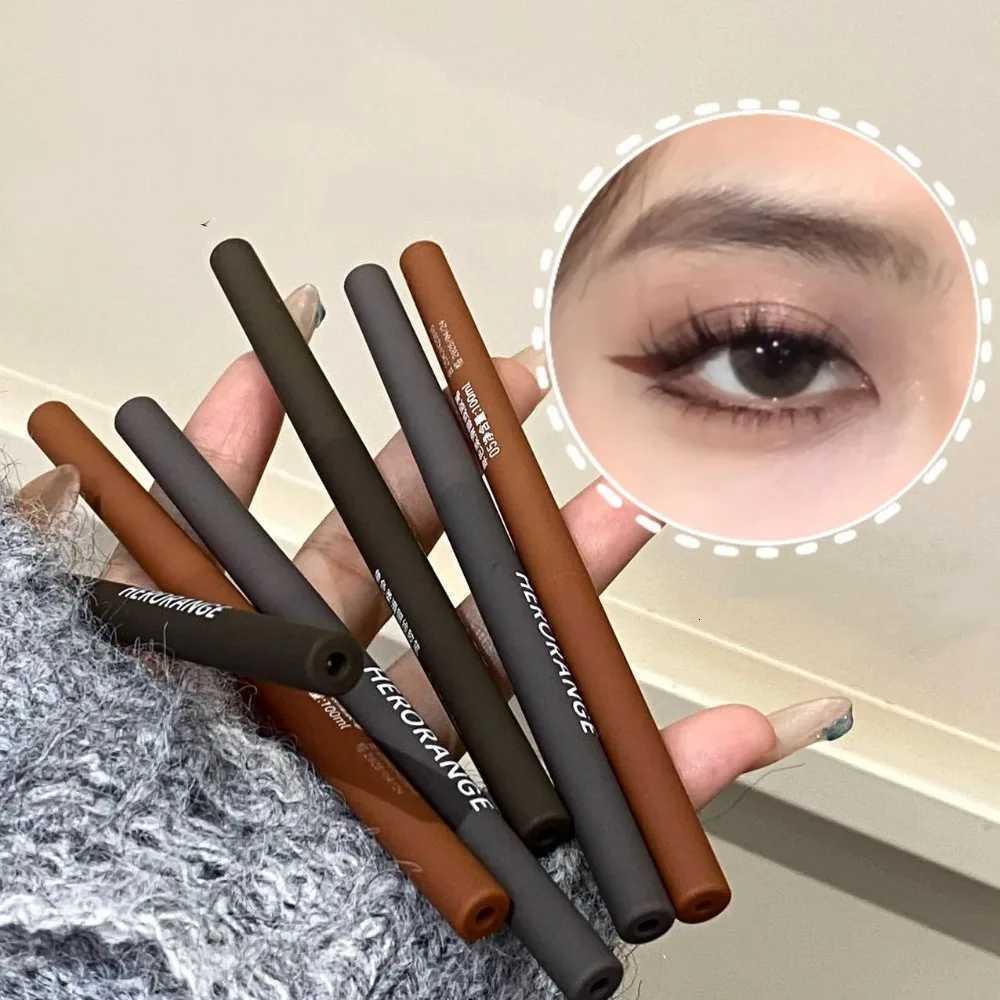 Ultrafine Gel Eyeliner Pencil Black Brown Under Eye Liner Pen Waterproof Matte Lying Silkworm Quick Drying Lasting Eyes MakeupL251024