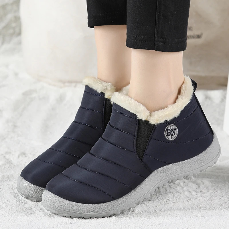 Men Boots Snow Outdoor Mens Shoes Plus Size Mens Winter Boots Plush Shoes Men Waterproof Mens Boots Male Footwear Work Shoes251020
