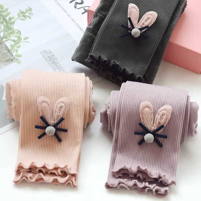 Kids Leggings Bunny Trim Slimfit Leggings Girls Pants Kids Wears for Girls Leggings 2 To 7 Years Leggins for Kids GirlT251024