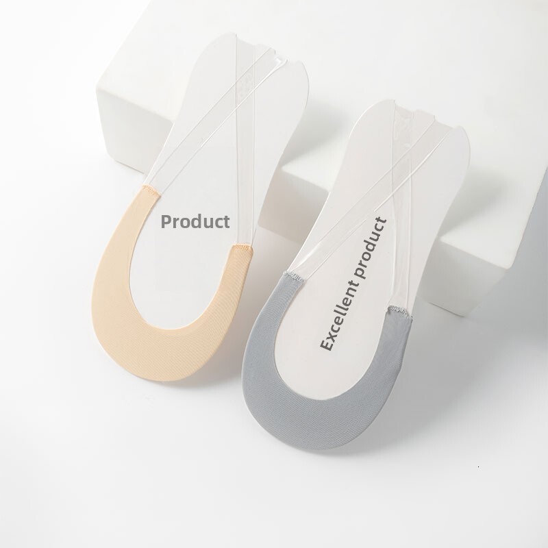 Long-lasting Wear-Resistant Seamless Design Crewboat Stockings