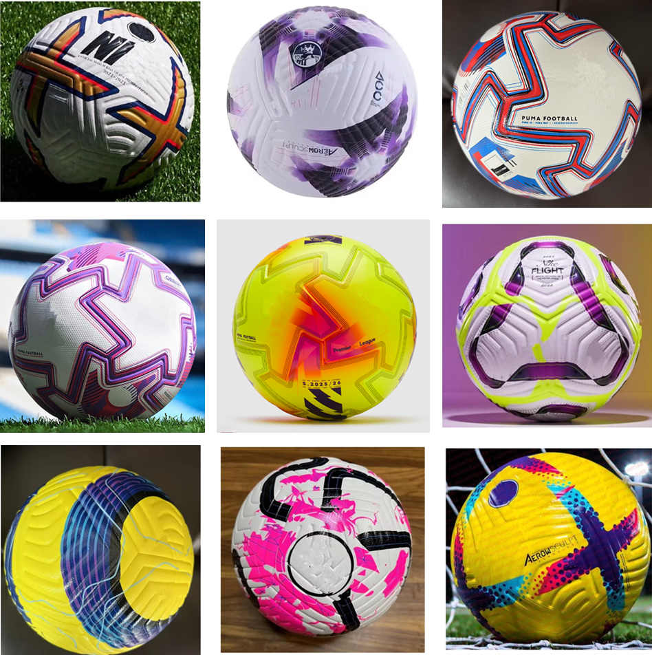 New 2025 2026 Club League PU soccer Ball Size 5 high-grade nice match liga premer Finals 24 25 football balls