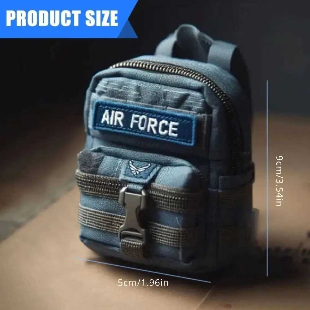 Mini Backpack Keychain Multipurpose Coin Purse Backpack Key Bag Outdoor Accessory Gift for Adults Teens Z251023