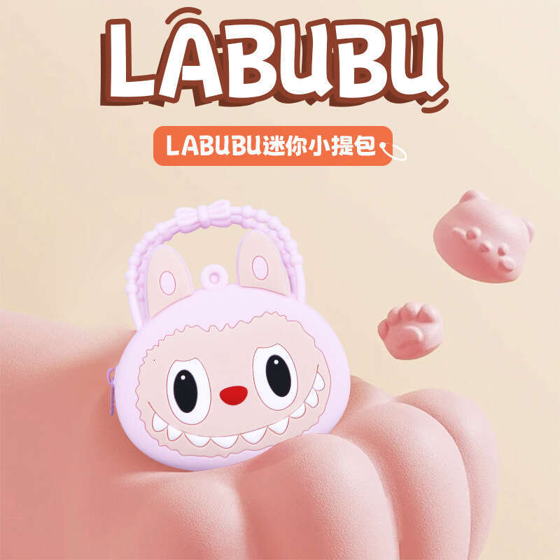 Hot Selling New Silicone Purse Mini LABUBU Small Handbag Cartoon Children's Coin Bag Designer Bags