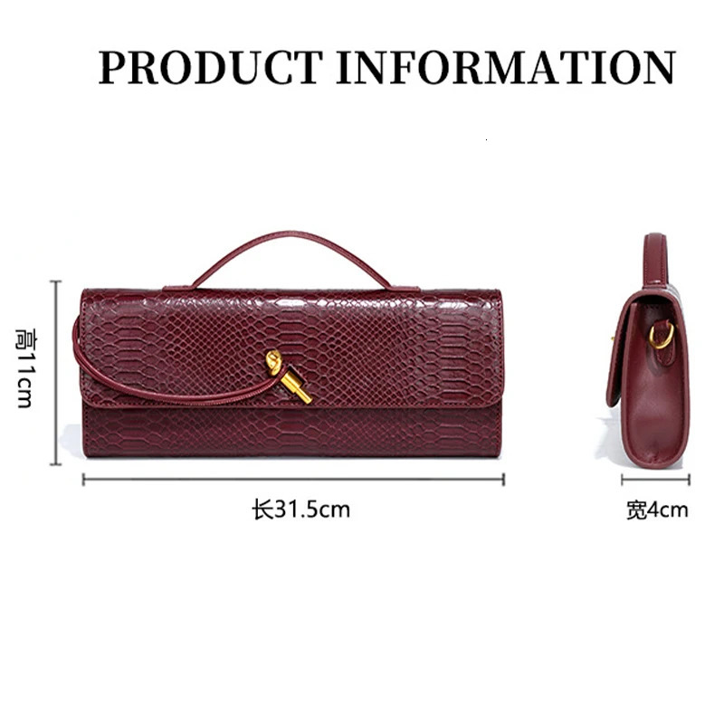 TopHandle Bag For Women Evening Handbag Long Purse Pattern Crossbody Shoulder Bags Fashionable Outfits 251023