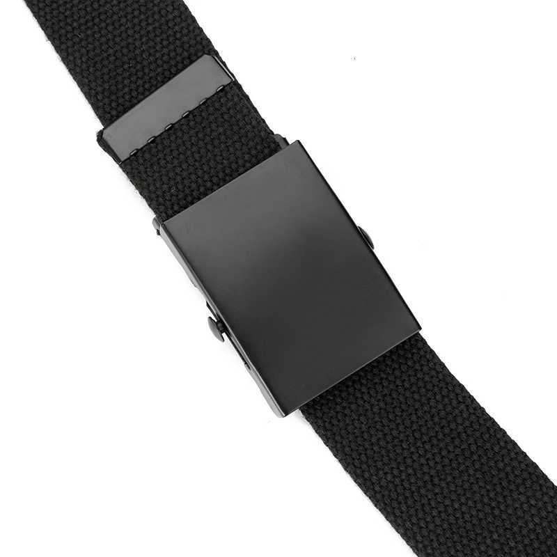 New Men Belt New Fashion Unisex Waist Belt Jeans Male Casual Luxury Canvas 38cm Webbing Waistband Ceinture Femme W251024