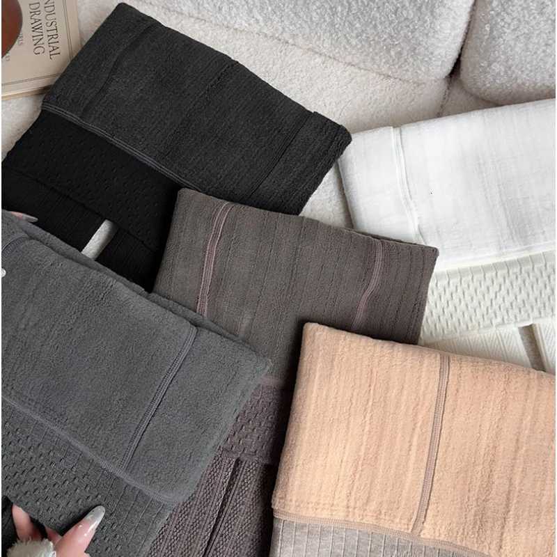 2025 Winter Girls Fleece Leggings Knit Leg Warmers Color Block Toddler PantsT251024