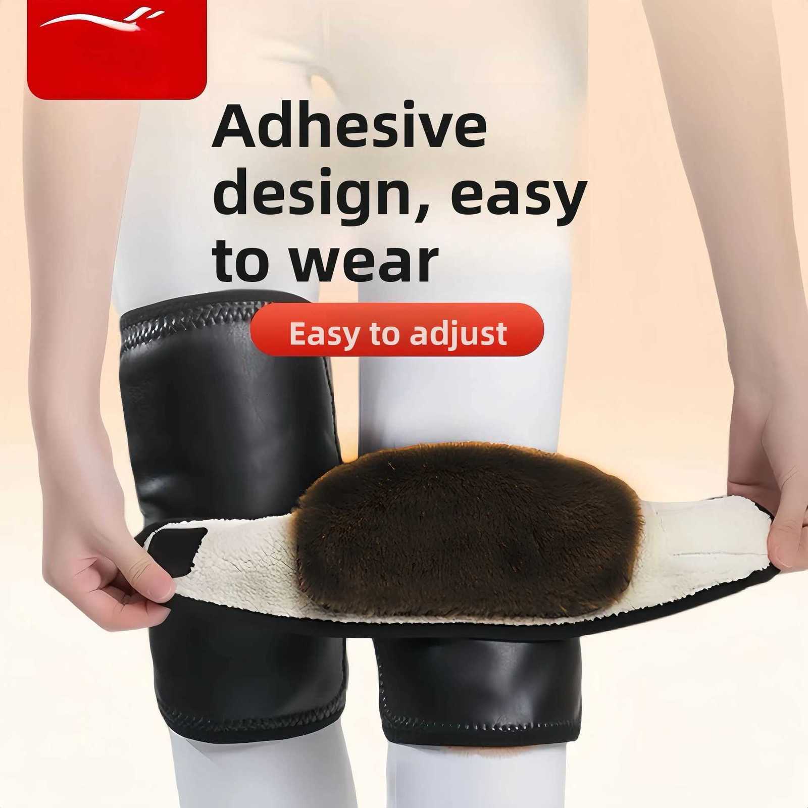 Motorcycle Thermal Knee Pads Windproof in Winter Suitable for both Men and Women with Arthritis Knee Pads for the ElderlyW251024