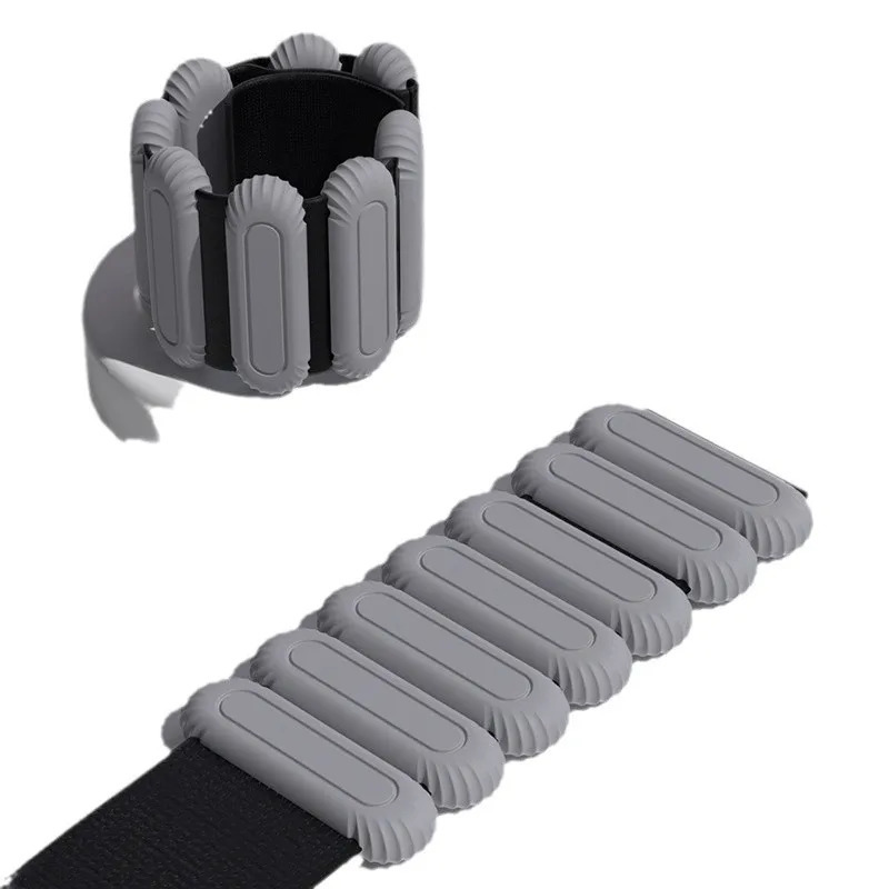 Yoga Fitness Wrist Weight Bands Adjustable Silicone Ankle Straps Swimming Fitness Energy Rings Wristbands Ankle Bands 251022