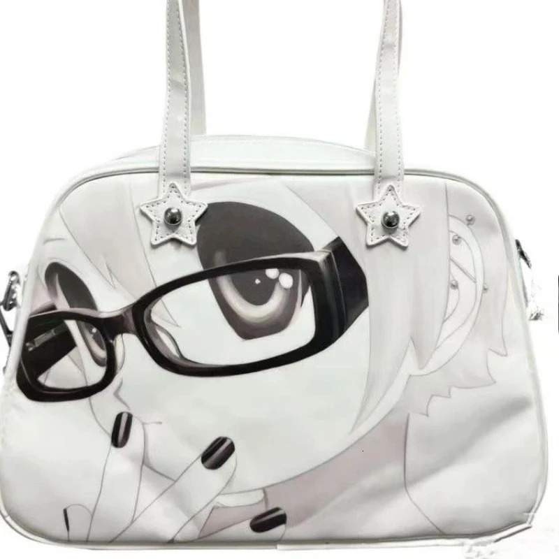 Y2k Aesthetic Harajuku Kawaii Shoulder Bags Japanese Cartoon Cute Girls Printing Handbags All Match Sweet Underarm Bag Fashion 251023