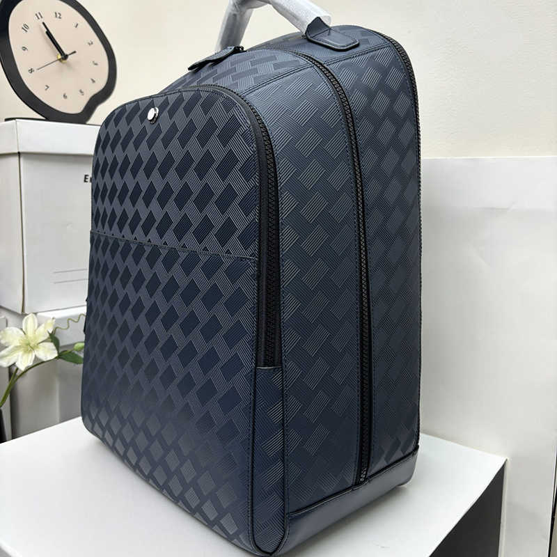 New top quality 3.0 luxury mens leather backpacks designer backpack men women laptop bag large bookbag classic schoolbag with three zipper 251024