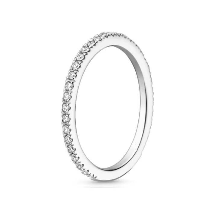 Wholesale White Moissanite Diamond 18k Gold Ring Designs for Girl