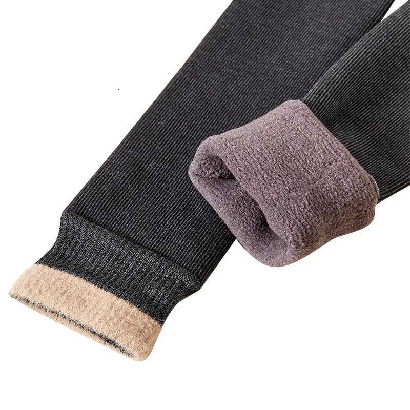 Girls Leggings 2022 Winter Pants for Kids Plus Velvet Teenager Leggins Warm Children Tights Thicken Panty Clothes 112yearsT251024