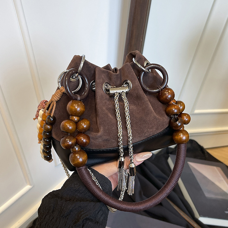 Luxury Brand Designer Bag Autumn Winter Deerskin Velvet Bag Women 2025 New Versatile Crossbody Bag Mini Handbag Small Tote Bucket Bag