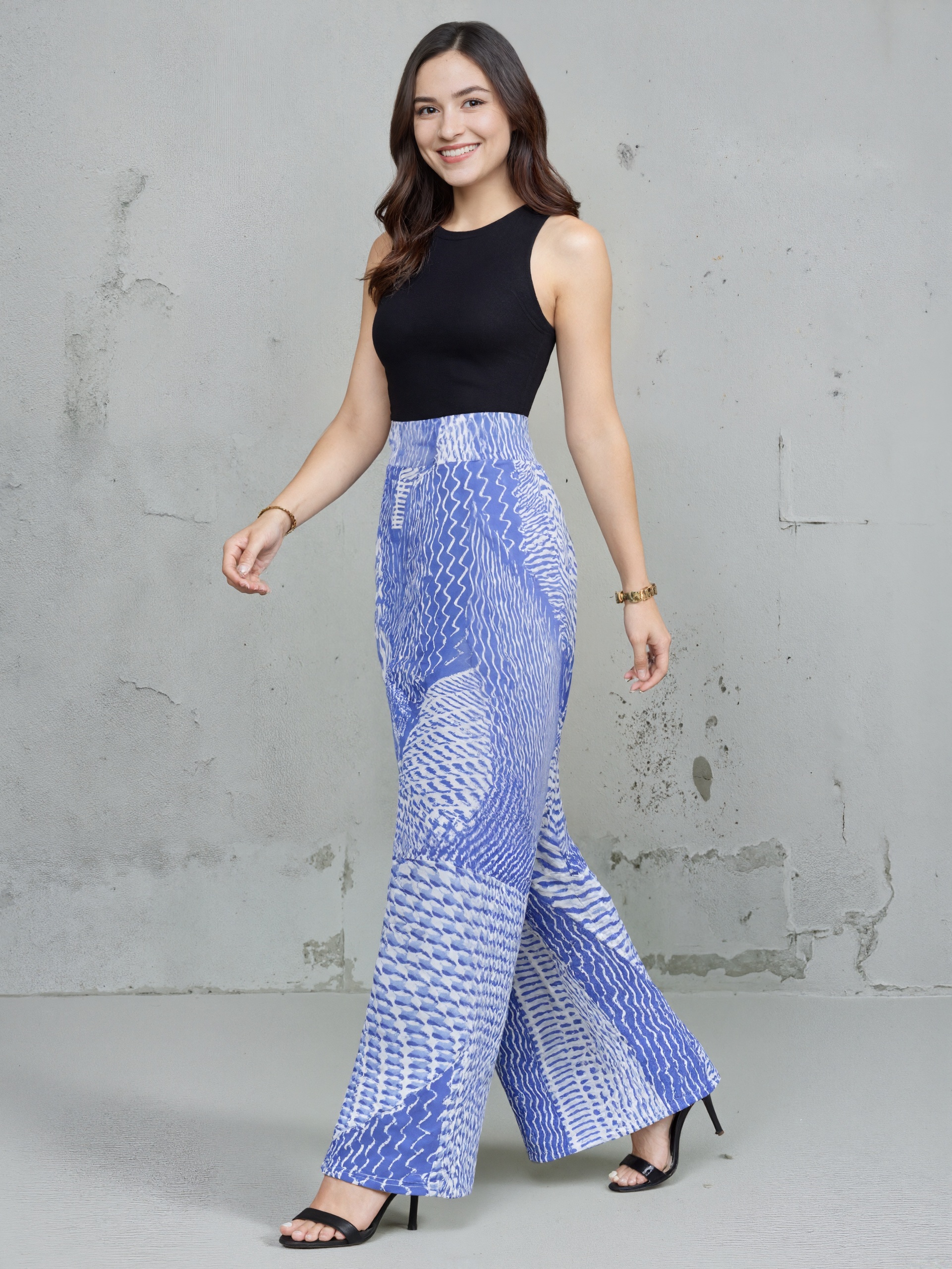 Chic Retro Style Plus Size Cotton Blend Jeggings Available in Various Hues--CF41391