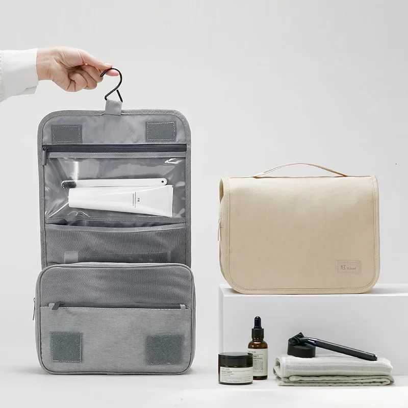 Travel Makeup Bag High Capacity Toiletries Storage Pouch Travel Make Up Organizer Waterproof Beauty Bag Bathroom Wash BagT251024