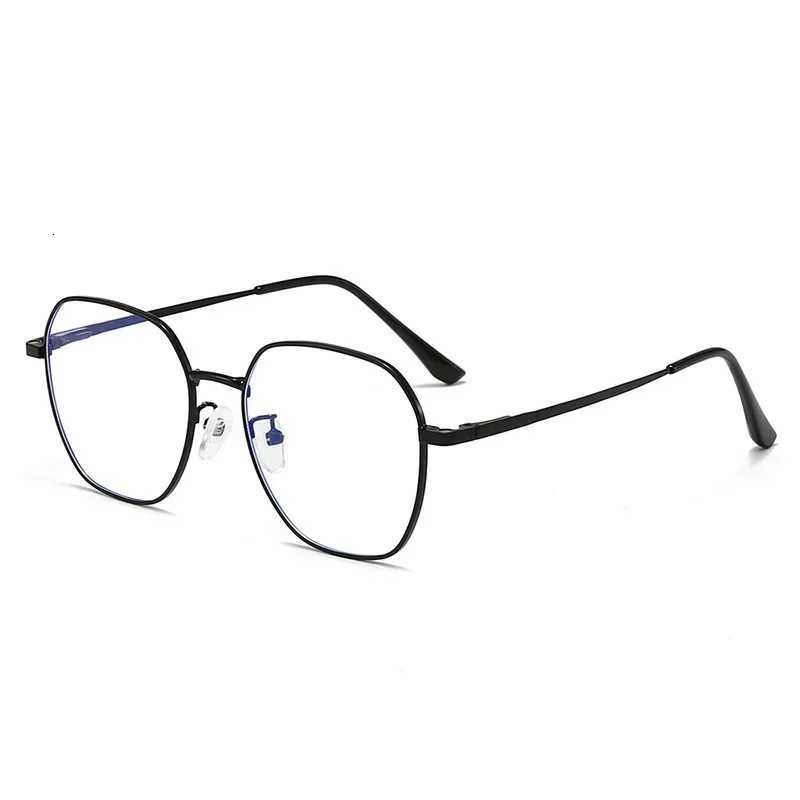 2024 Polarized Sunglasses Men Women 3 In 1 Magnetic Clip On Glasses Hexagon Alloy Frame Night Vision AntiBlue Light EyeglassT251024