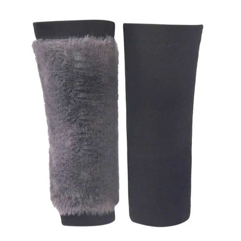 Winter Plush Knee Pad Thermal Knee Braces For Seniors Women Men Elastic Knee Pads Leg Sleeves For Skiing Cycling Camping RunningW251024