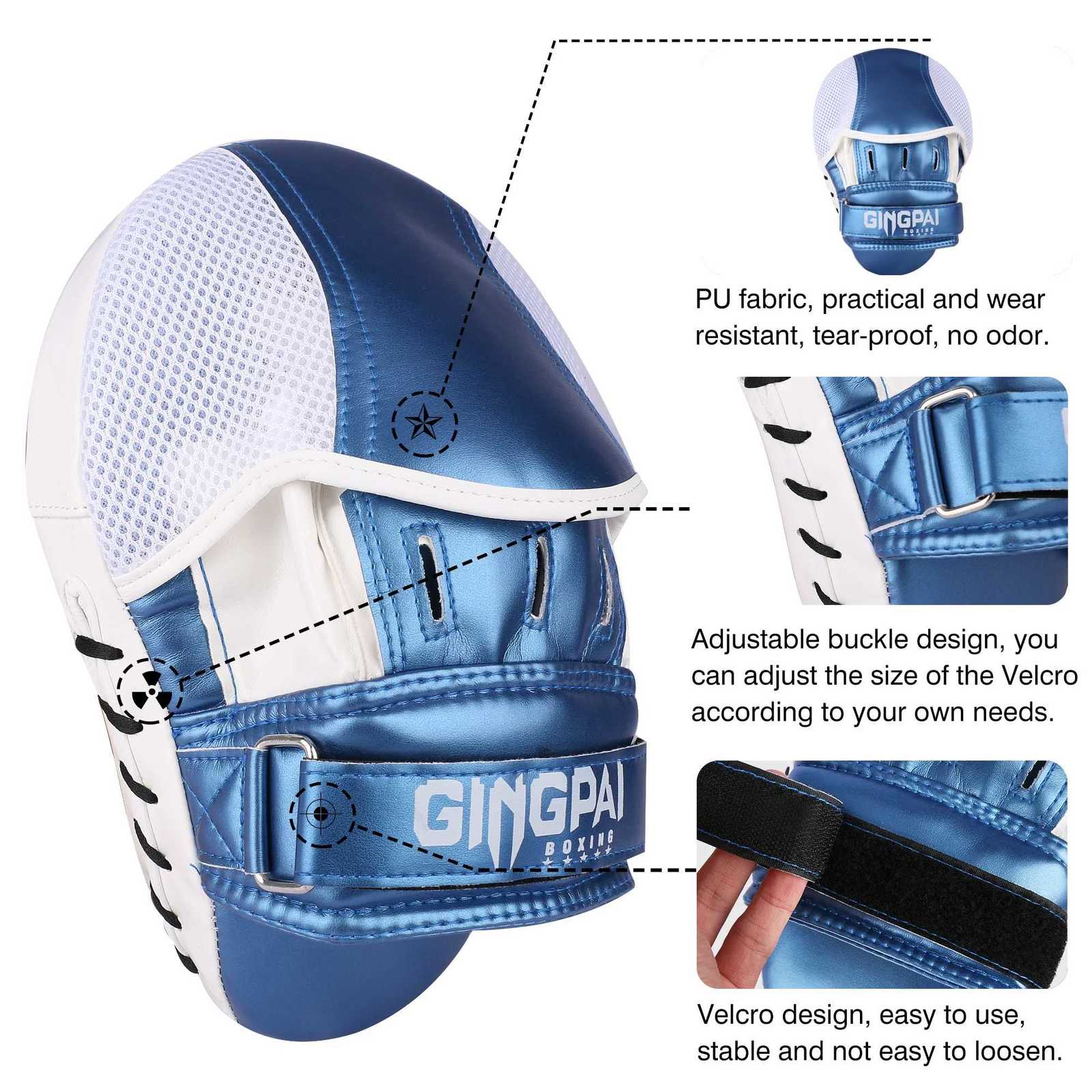 Professional Boxing Target Handle Taekwondo Muay Thai Training Equipment Children Hit The Target Accompany Sparring Boxing Pads Y251023