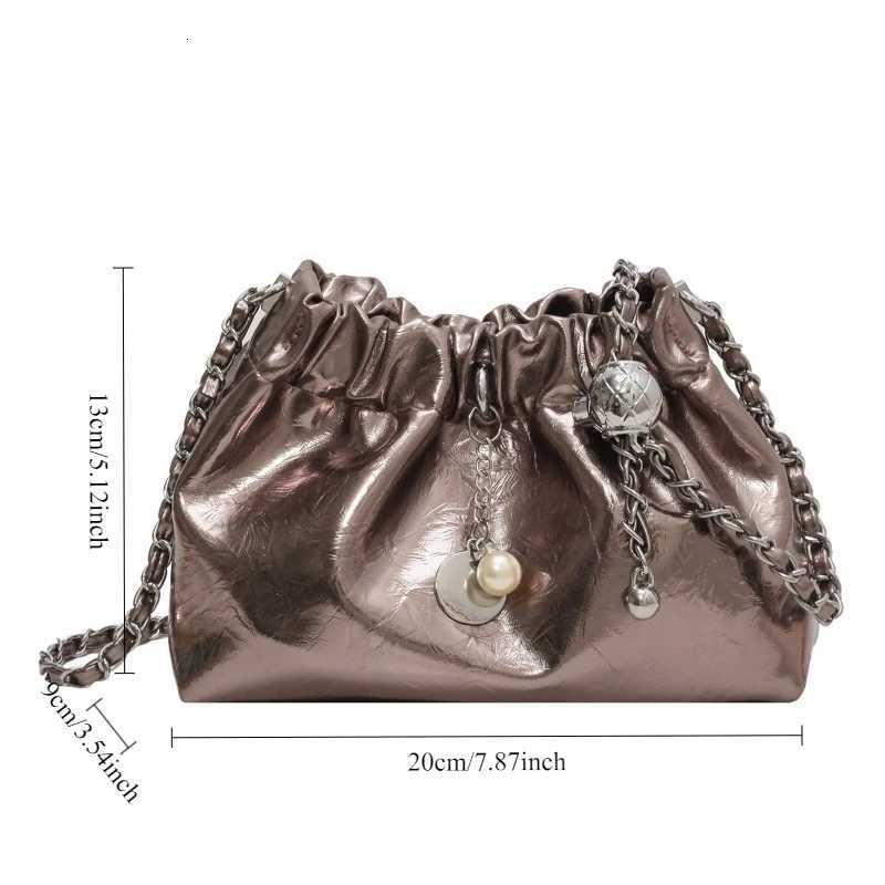 Wen 2025 Y2K Millennium Bag New High Sense Shoder Bags Summer Chain Bag Fi Bucket Bag Messenger Bags Purses Handbags Y251022