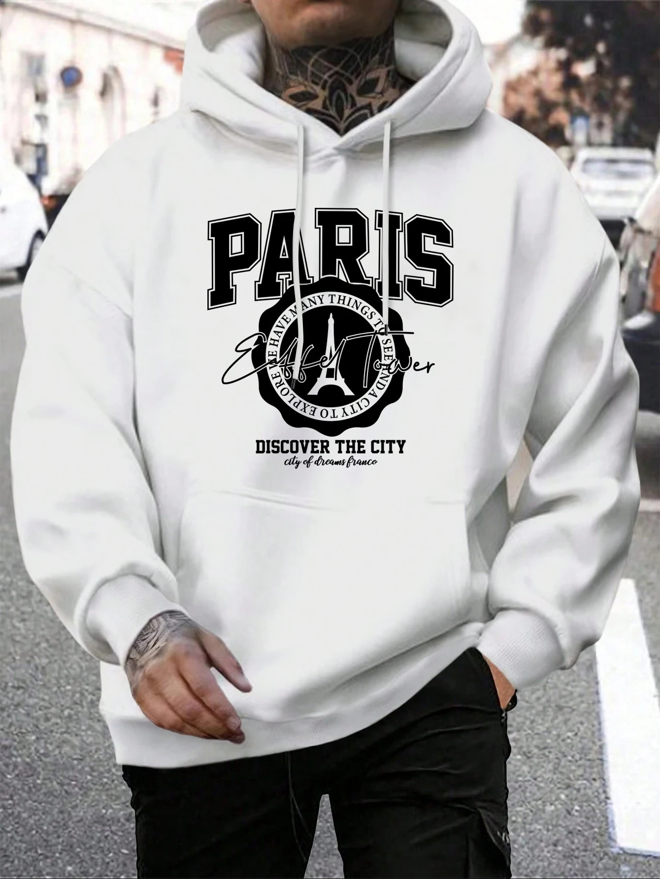 Whiskey Castle Print MenS Hoodies Fashion FurLiner Hoodie Warm Fleece SXxl Hoody Man Autumn High Quality Clothes 251018