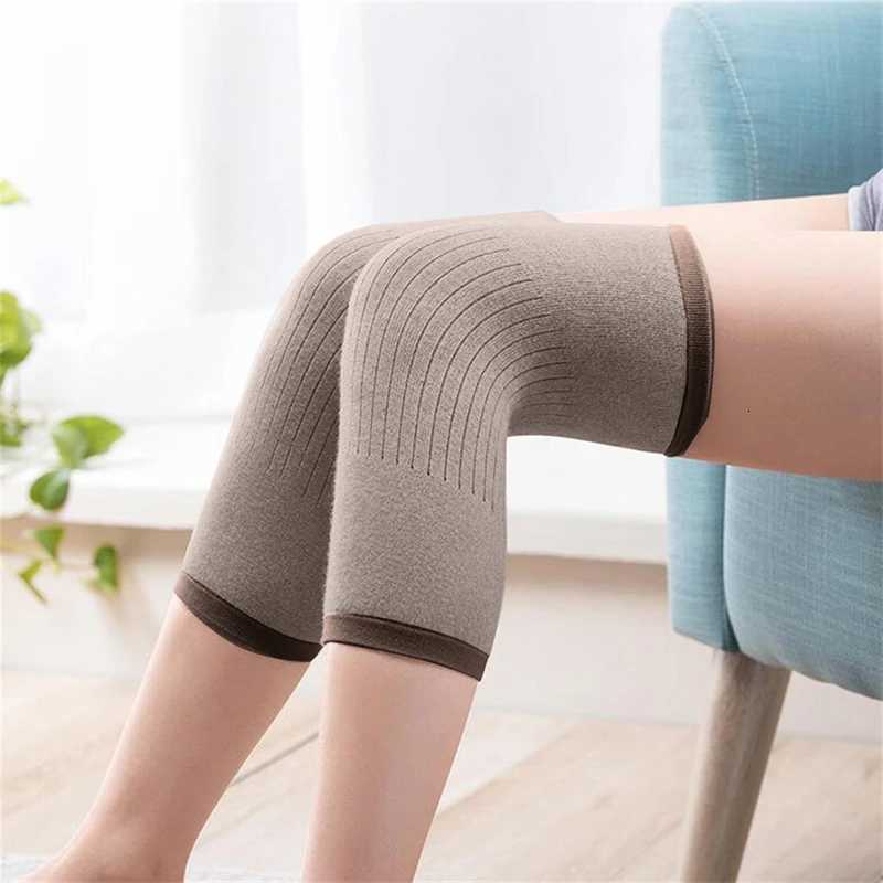 2Pcs Men Women Cashmere Knee Warmer Winter Warm Thermal Wool Knee Pads Support Brace Cycling Ski Running Knee Compression SleeveW251024