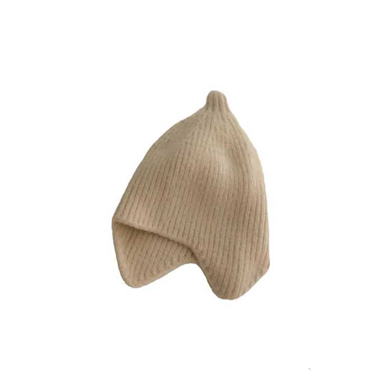 Baby Ear Protection Warm Kids Knit Hat Soft Baby Bonnet Cap For Girls Boys Newborn Beanies Kids Hat New Born Photography PropsL251024
