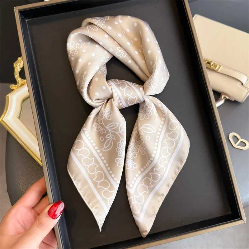 Fashion Scarf Wen Silk Scarves Square Bandana Hijab Wr Dot Designer Neckerchief Shl Kerchief Hair Band Foard Luxury Y251024