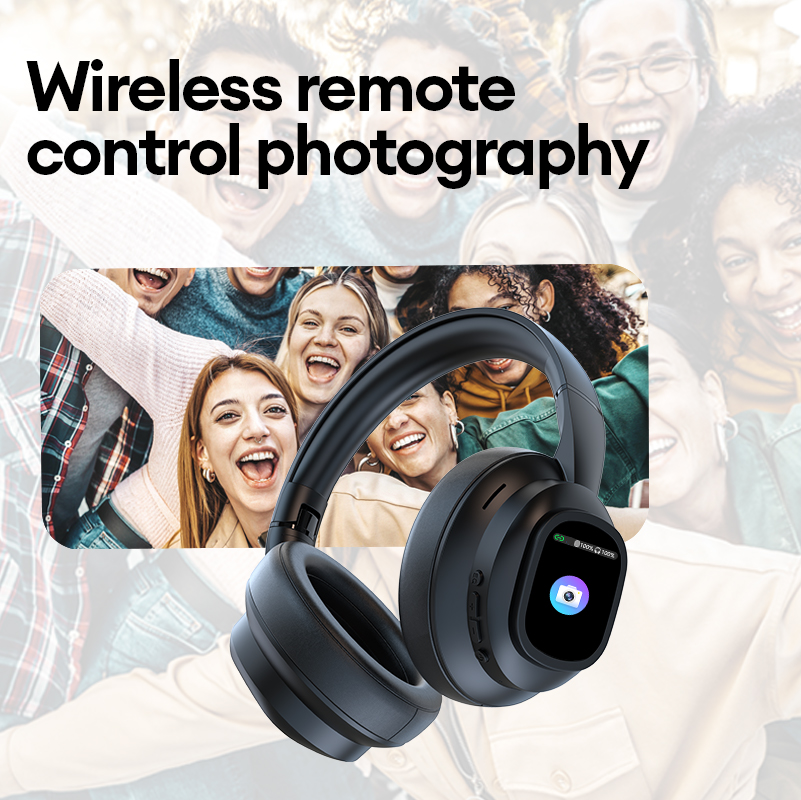 HYUNDAI AI Bluetooth Headphones X1 PRO Noise Cancelling Sports Headset Smart Translation With Multi Magnetic Touch Control LED Screen