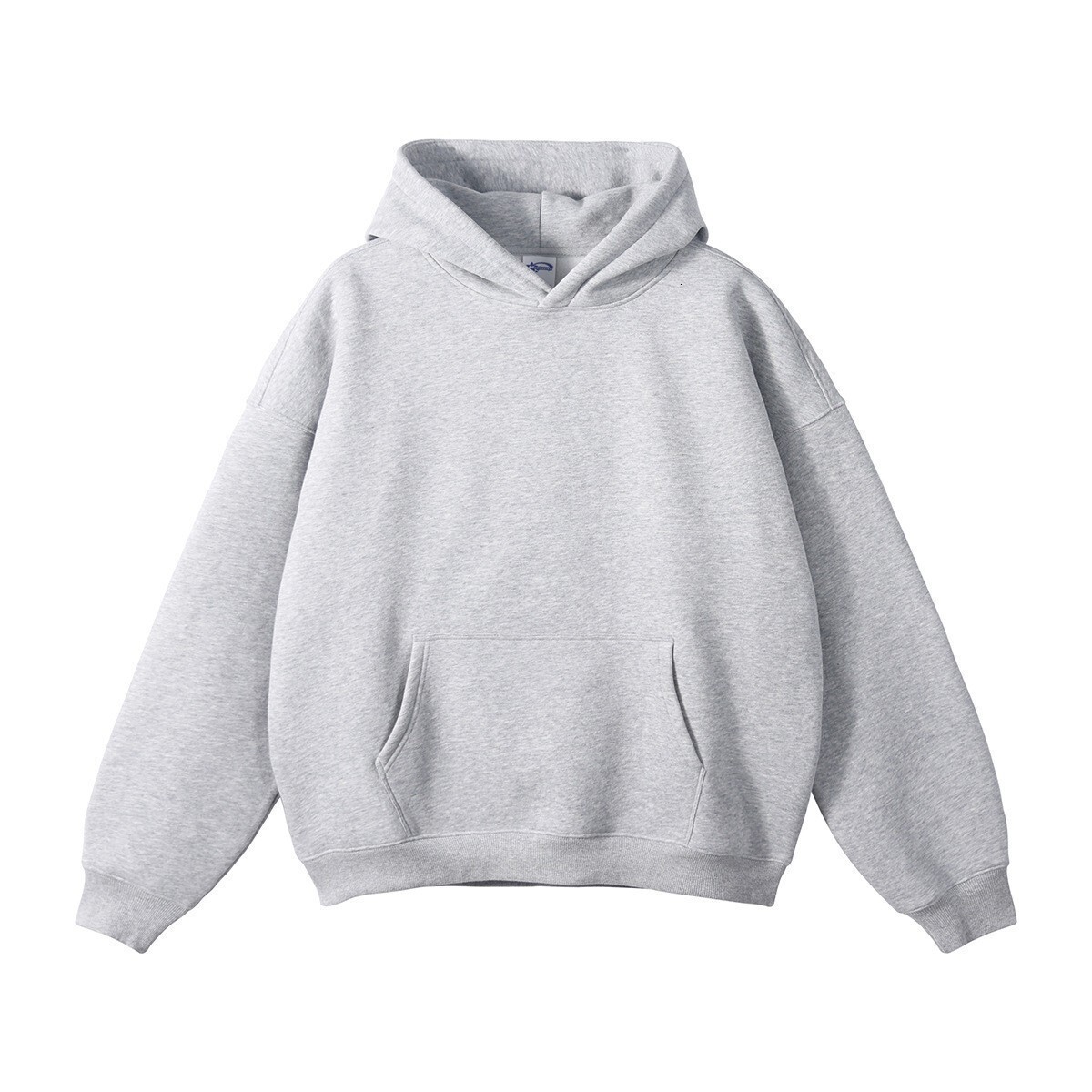 Trade Autumn Winter New Loose Fleece Trendy Drop Shoulder Solid Color Hoodie Sweatshirt Jacket For Men And Women In Designer Hoodie Jacket Tracksuit M