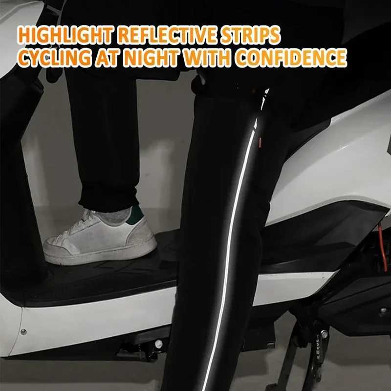 Winter Motorcycle Knee Brace Wraps Pads Thicken Warm Waterproof Fleece Windshield Quilt Waterproof Leg Cover Cycling Leg WarmerW251024