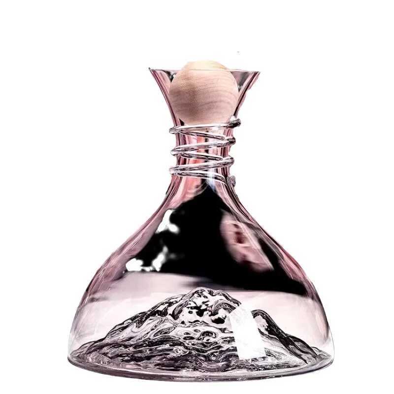Lead Crystal Wine Decanter berg Design Aerator Optional Wooden Stopper He Bar Accessory Barware and hemade items Y251024