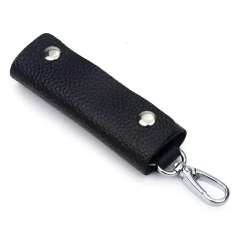 Men Housekeeper Genuine Leather Keychain Key Holder Fashion Portable Zipper Key Pouch Bag Multifunctional Organizer Pouch Z251023