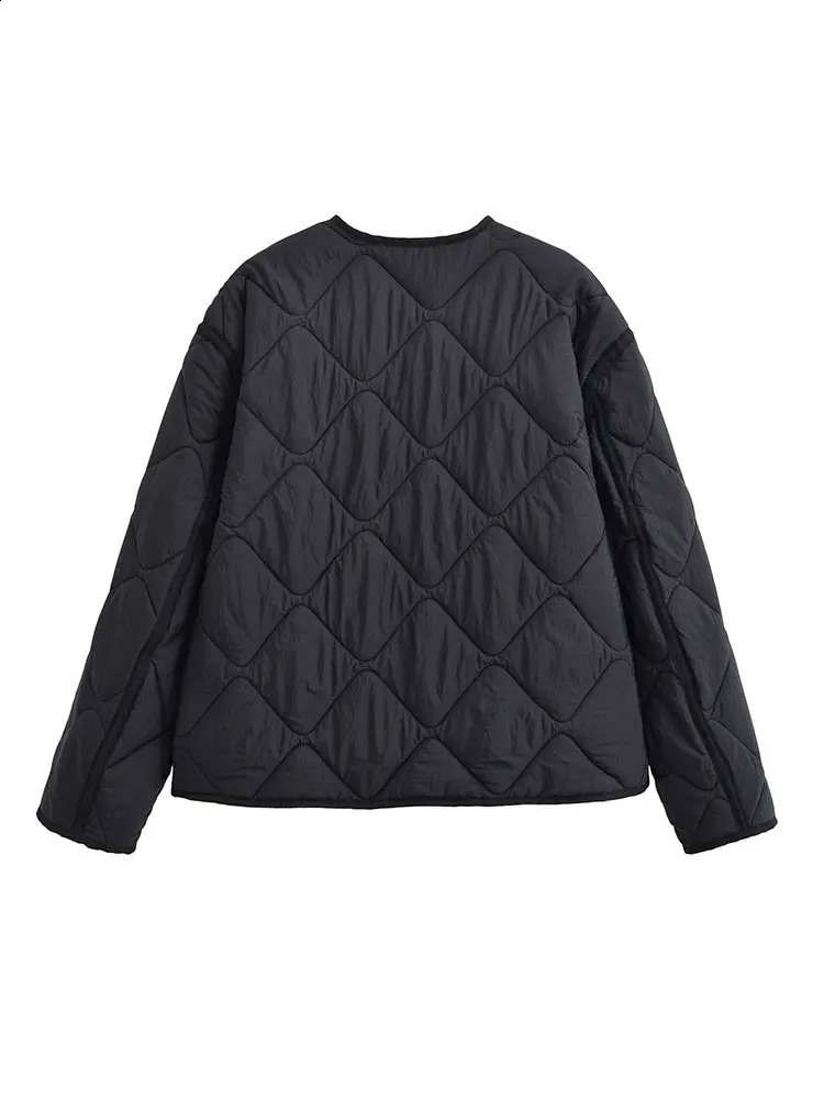 Nlzgmsj Autumn Winter Womens Solid Singlebreasted ONeck Jacket Fashion Long Sleeve Coat Street Casual Short 251018