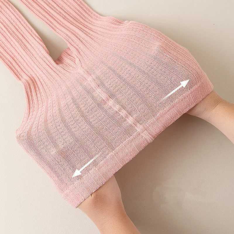 Spring Autumn Baby Girls Stretch Tight Leggings Cotton Solid Ruffle Ribbed Toddler Kid Pants For 0 to 12 YearsT251024