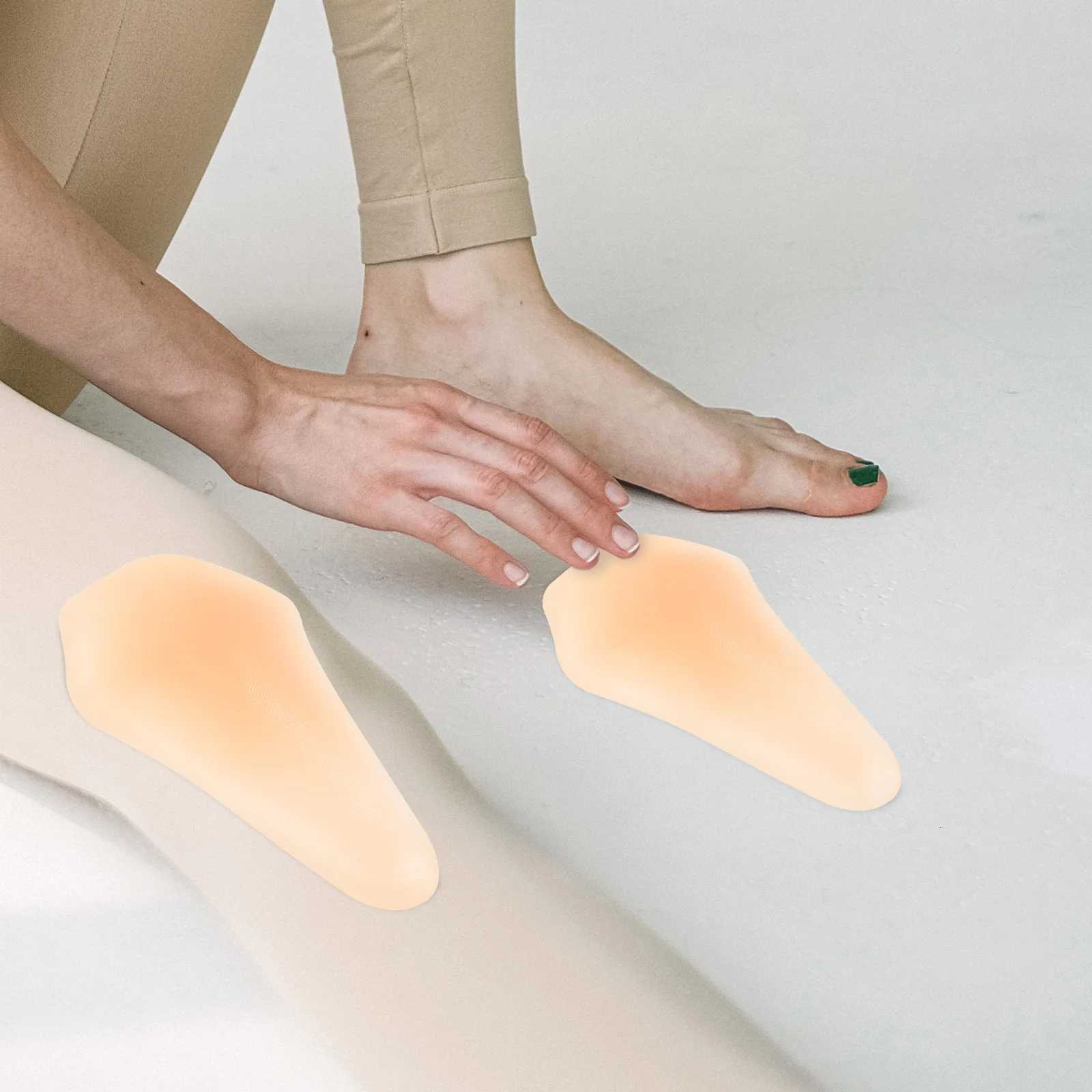 Thickened Silicone Knee Pads For Snowboard Ice Skating Figures Skating Adhesive Breathable Elbow Knee Pads With Air HolesW251024