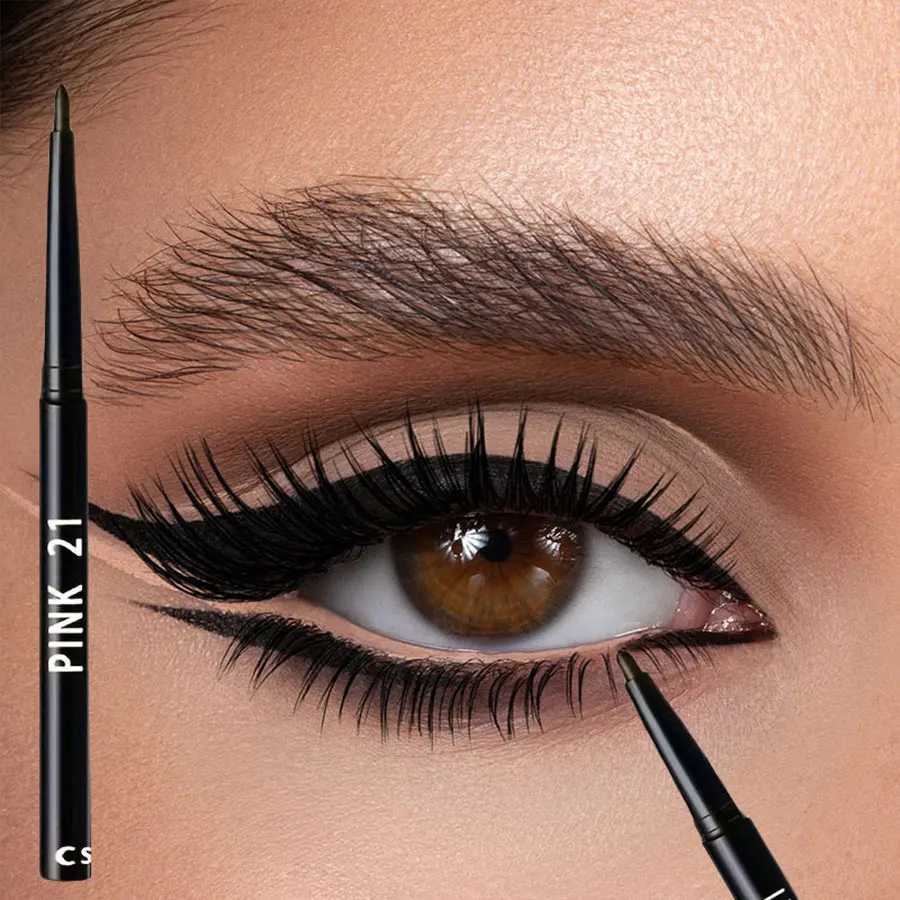 3pcs Waterproof Black Eyeliner PencilsSmudgeProof LongLasting BeginnerFriendly Eye MakeupL251024