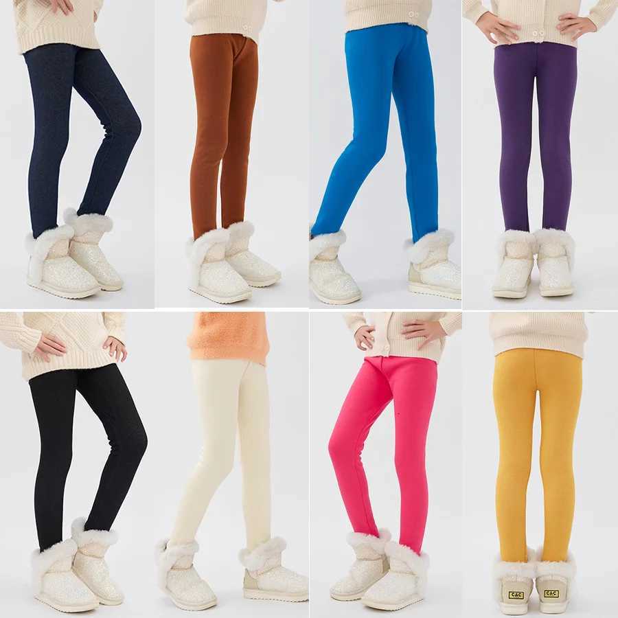 SheeCute Girls Winter Warm Pants Kids Fleece Lined Leggings for 311 Years SCW7101T251024
