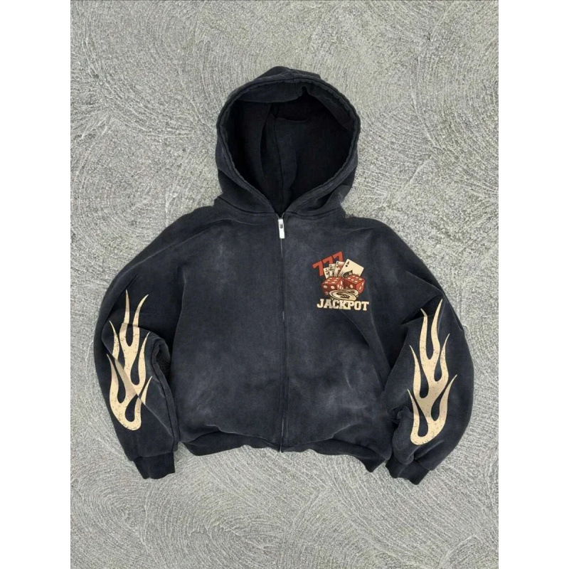 Men's Hoodies Hip Hop Women Gothic Punk Streetwear Grunge Harajuku Top Sweatshirt Goth Oversized Hoodie Clothes printing