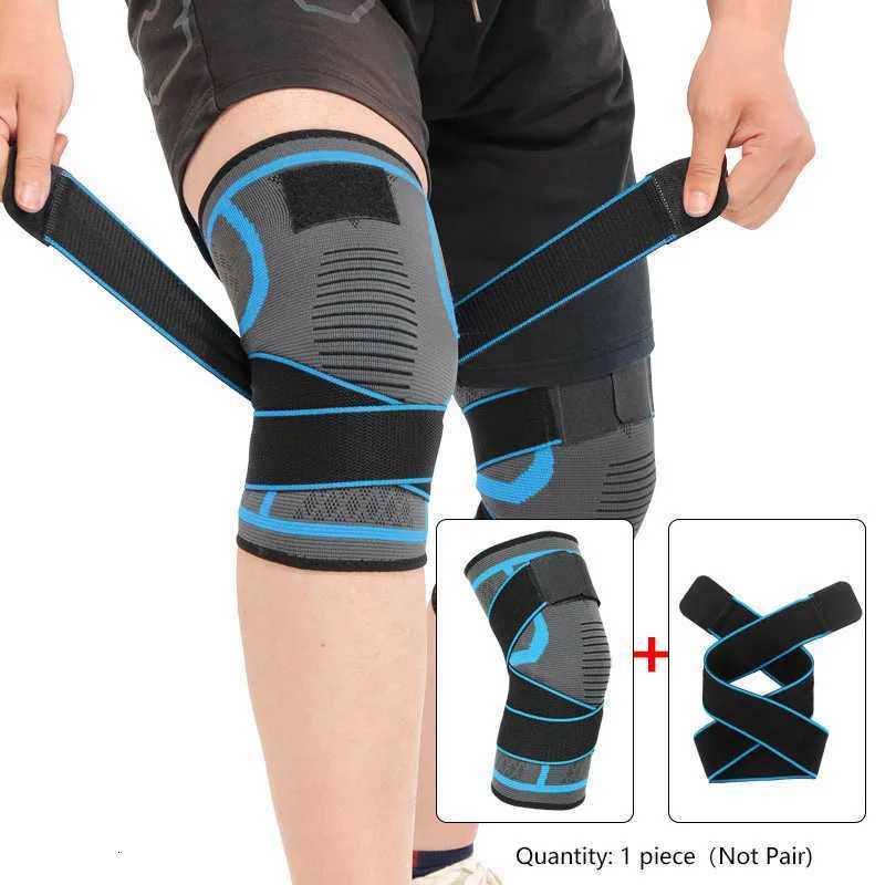 1 Piece Knee Pad Nylon Sport Knee brace Running Fitness Weightlifting Cycling Basketball Outdoor Knee Joint CompressionW251024